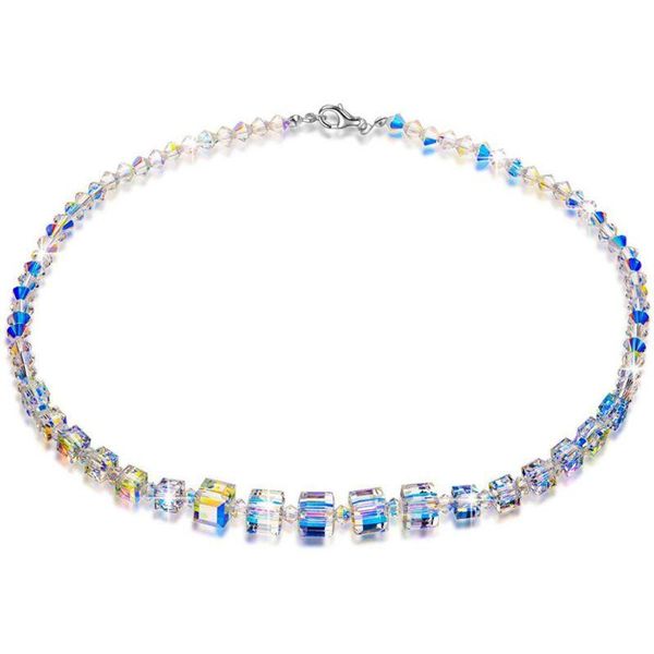 chokers elegant rainbow aurora crystals necklace for women fashion jewelry dropship, Golden;silver
chokers elegant rainbow aurora crystals necklace for women fashion jewelry dropship, Golden;silver