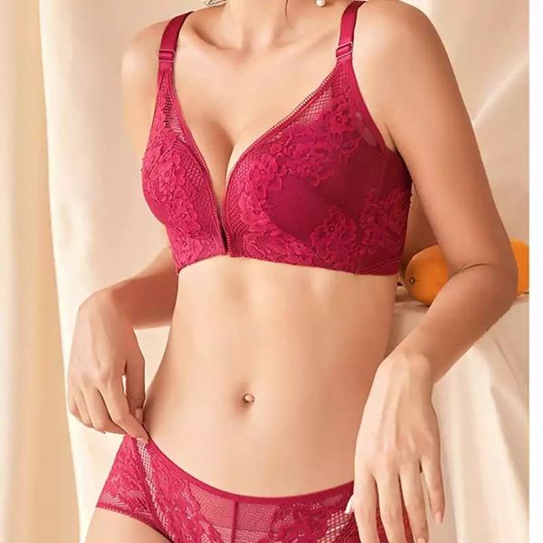 beauty back lingerie lace front closure plus size push up wireless bras for women bralette thin brassiere front closure top, Red;black
beauty back lingerie lace front closure plus size push up wireless bras for women bralette thin brassiere front closure top, Red;black