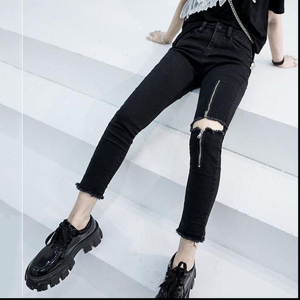 5xl slim pencil pant womens jeans plus size trousers zipper hole ripped women denim vintage high elastic waist pants, Blue
5xl slim pencil pant womens jeans plus size trousers zipper hole ripped women denim vintage high elastic waist pants, Blue