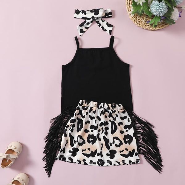 clothing sets 3pcs kids summer outfit born baby solid color braces vest + leopard print tassels short skirt headband for girls, 2-7 years, White
clothing sets 3pcs kids summer outfit born baby solid color braces vest + leopard print tassels short skirt headband for girls, 2-7 years, White