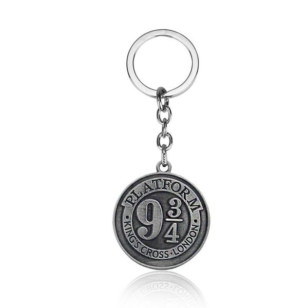 keychains key chain cosplay platform 9 3/4 king's cross london costumes keychain pendant keyring jewelry fan collection props, Silver 
keychains key chain cosplay platform 9 3/4 king's cross london costumes keychain pendant keyring jewelry fan collection props, Silver