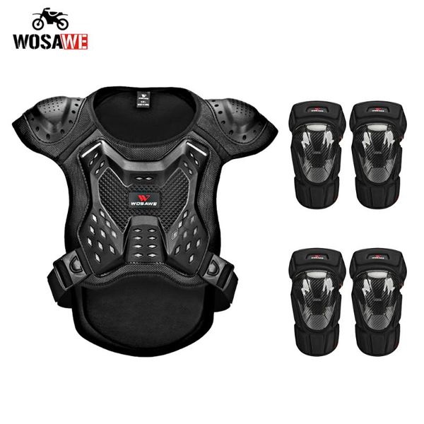 motorcycle armor wosawe full body protective vest set morocross knee elbow protection skate moto gear
motorcycle armor wosawe full body protective vest set morocross knee elbow protection skate moto gear