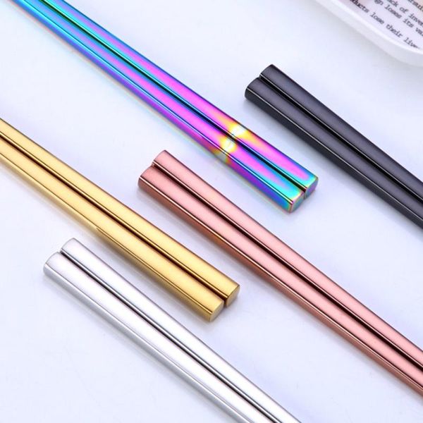 chopsticks 1 pair 304 stainless steel grade sushi square chinese silver metal chopstick reusable kitchen tools
chopsticks 1 pair 304 stainless steel grade sushi square chinese silver metal chopstick reusable kitchen tools