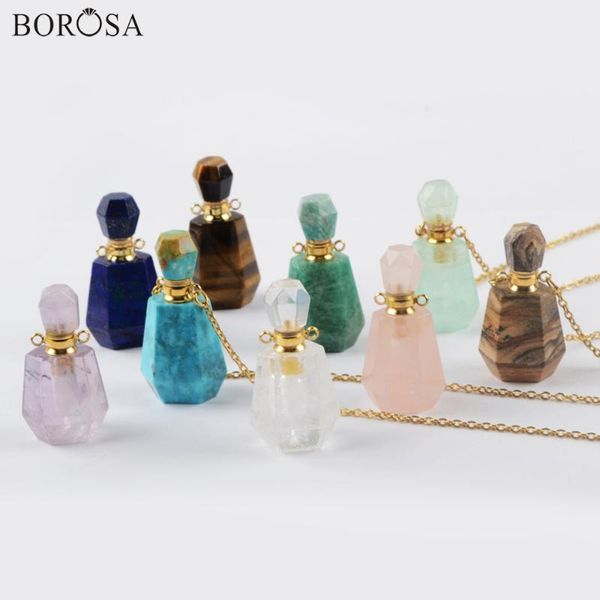pendant necklaces borosa 3pcs natural essential oil diffuser necklace 26'' amethysts crystal quartz lapis perfume bottle g1965-n, Silver
pendant necklaces borosa 3pcs natural essential oil diffuser necklace 26'' amethysts crystal quartz lapis perfume bottle g1965-n, Silver