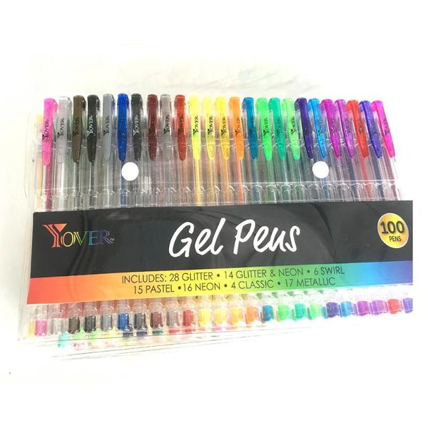 gel pens 100pcs colored art book drawing children coloring colorful crayons 100 color watercolor pen
gel pens 100pcs colored art book drawing children coloring colorful crayons 100 color watercolor pen