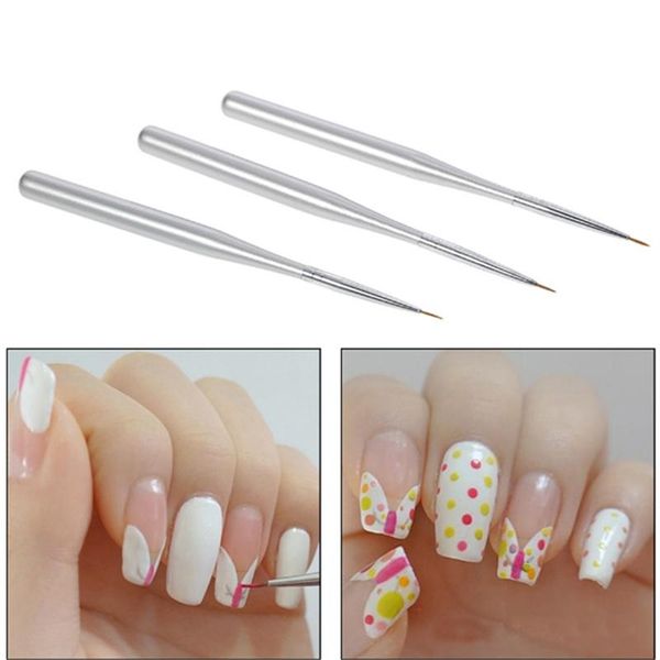 nail brushes silver liner pen 3pcs/set professional art polish brush set for uv gel builder stripes lines diy drawing, Yellow
nail brushes silver liner pen 3pcs/set professional art polish brush set for uv gel builder stripes lines diy drawing, Yellow