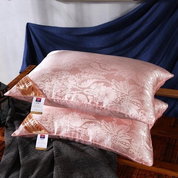 pillow high end printing silk satin orthopedic neck pillows el memory health sleeping home bedding
pillow high end printing silk satin orthopedic neck pillows el memory health sleeping home bedding