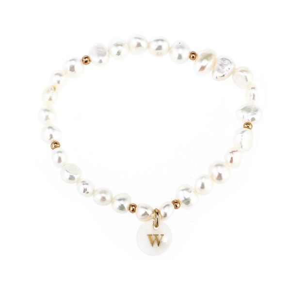 charm bracelets 5mm nature fresh water pearl bracelet a-z initial letter shell pendant elastic chain for woman fashion jewelry, Golden;silver
charm bracelets 5mm nature fresh water pearl bracelet a-z initial letter shell pendant elastic chain for woman fashion jewelry, Golden;silver
