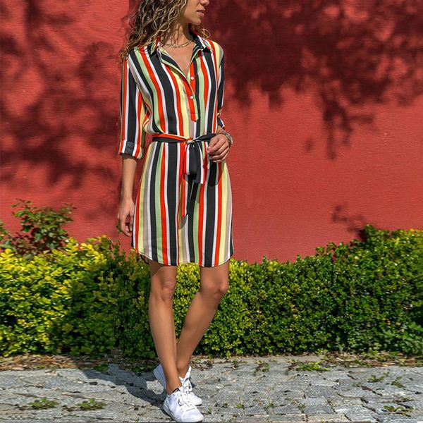 2021 new clothing female shirt colorful striped belted long sleeve vintage casual chiffon es ladies summer autumn midi lkpi, Black;gray
2021 new clothing female shirt colorful striped belted long sleeve vintage casual chiffon es ladies summer autumn midi lkpi, Black;gray