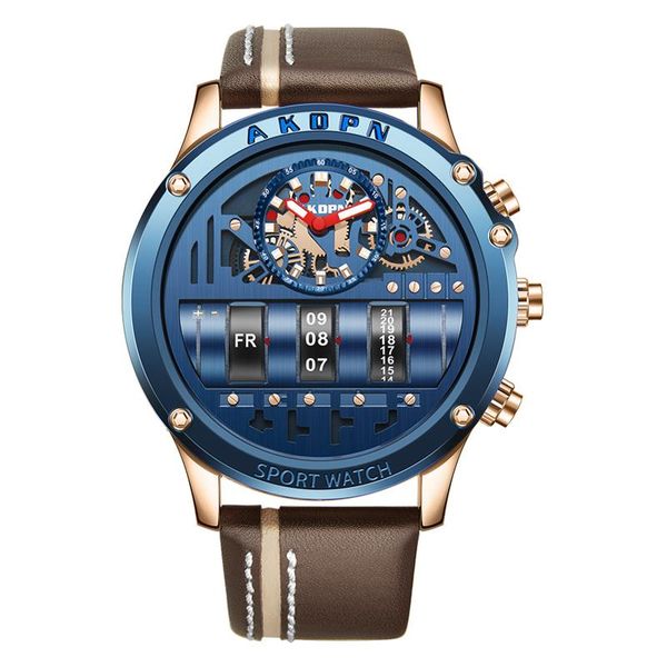 wristwatches classic men watches multifunction texture dial unique screw hollow design male wristwatch leather strap 2021 quartz sport style, Slivery;brown
wristwatches classic men watches multifunction texture dial unique screw hollow design male wristwatch leather strap 2021 quartz sport style, Slivery;brown
