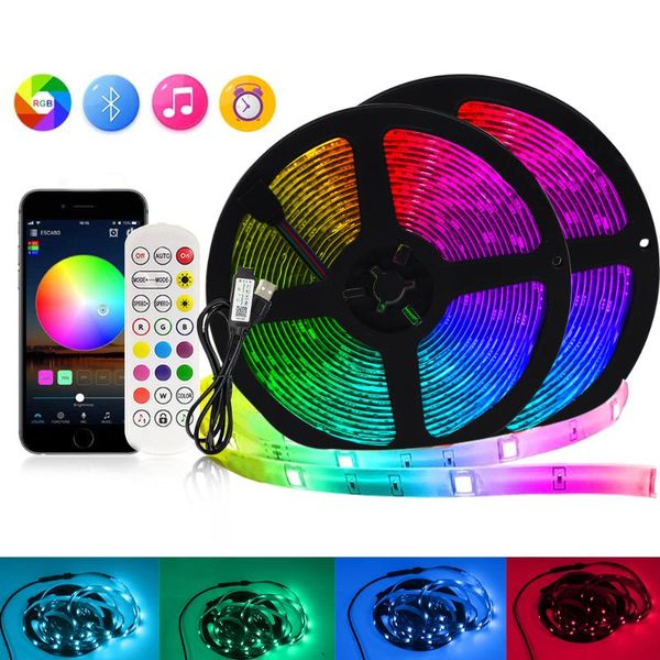 strips dc 5v usb rgb led strip lights smd flexible tape diode bluetooth control 24key ir remote ribbon light lamp
strips dc 5v usb rgb led strip lights smd flexible tape diode bluetooth control 24key ir remote ribbon light lamp