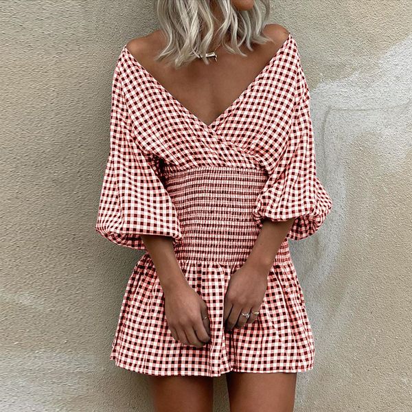 2021 new vintage elegant lantern sleeve party summer women v-neck high waist es ladies fashion plaid off shoulder vestdio o8kz, Black;gray
2021 new vintage elegant lantern sleeve party summer women v-neck high waist es ladies fashion plaid off shoulder vestdio o8kz, Black;gray