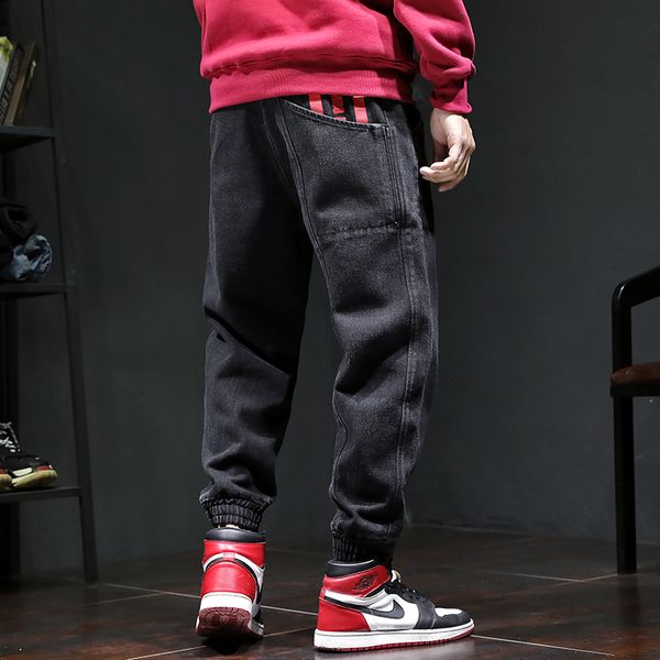 2021 new newly fashion designer black color loose fit spliced harem japanese vintage hip hop jeans men cargo pants 2ukr, Blue
2021 new newly fashion designer black color loose fit spliced harem japanese vintage hip hop jeans men cargo pants 2ukr, Blue
