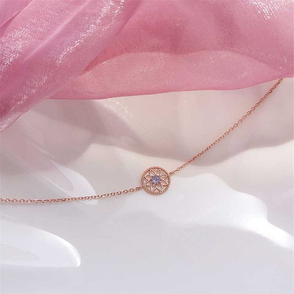 link, chain hollow sunflower circle bracelet korean blue lotus sweet and fresh women's temperament fashion jewelry, Black
link, chain hollow sunflower circle bracelet korean blue lotus sweet and fresh women's temperament fashion jewelry, Black