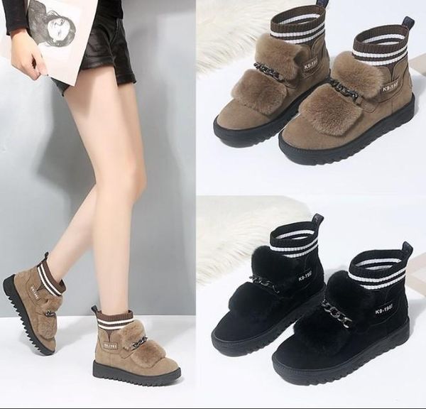boots women zip 2021 winter shoes woman snow with fur plush inside botas mujer female booties, Black
boots women zip 2021 winter shoes woman snow with fur plush inside botas mujer female booties, Black