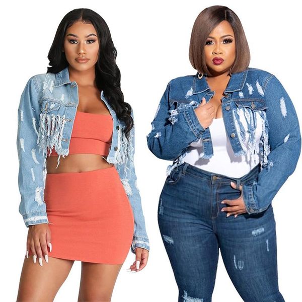 casual plus size s-5xl women coat jacket jeans tassel turn down collar long sleeve short coat autumn clothes for women, Black;brown
casual plus size s-5xl women coat jacket jeans tassel turn down collar long sleeve short coat autumn clothes for women, Black;brown