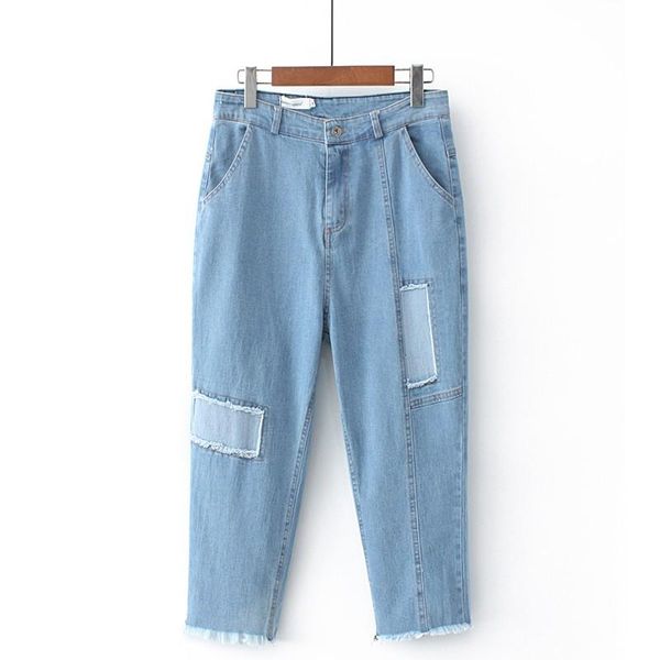 women's jeans patchwork straight baggy vintage high waist boyfriends mom y2k denim distressed streetwear 2021 female plus size, Blue
women's jeans patchwork straight baggy vintage high waist boyfriends mom y2k denim distressed streetwear 2021 female plus size, Blue