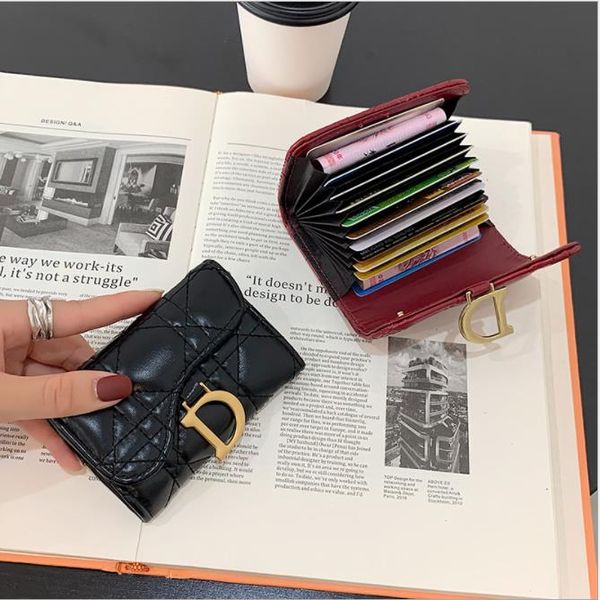 designer organ card bag women's small and ultra-thin multi card bag zero wallet, Brown;gray
designer organ card bag women's small and ultra-thin multi card bag zero wallet, Brown;gray