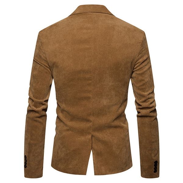 men's suits & blazers 2021 brand men's jacket cutting slim button fashion corduroy casual wear, White;black
men's suits & blazers 2021 brand men's jacket cutting slim button fashion corduroy casual wear, White;black