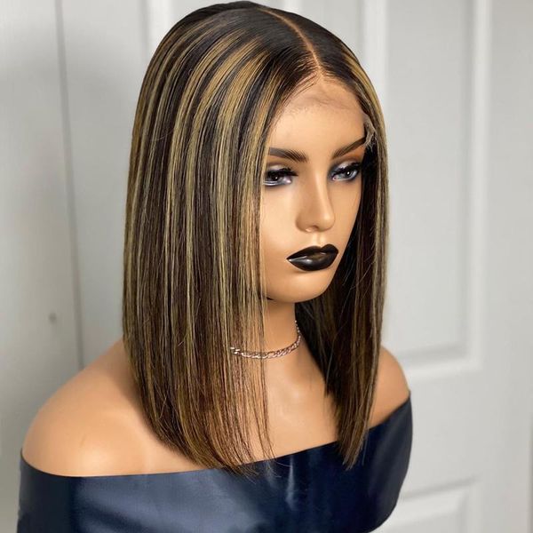 lace wigs honey blonde bob front ombre human hair wig brazilian straight 150% remy highlight brown, Black;brown
lace wigs honey blonde bob front ombre human hair wig brazilian straight 150% remy highlight brown, Black;brown