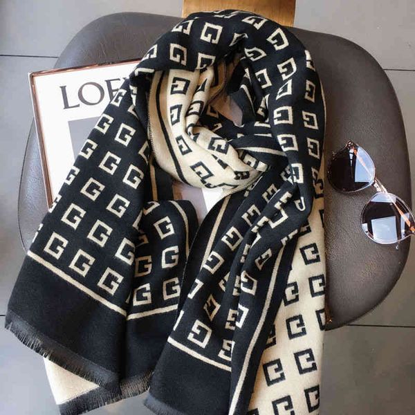 design live broadcast of south korea's new autumn and imitation cashmere scarf women's high-grade letters double-sided shawl warm, Blue;gray
design live broadcast of south korea's new autumn and imitation cashmere scarf women's high-grade letters double-sided shawl warm, Blue;gray