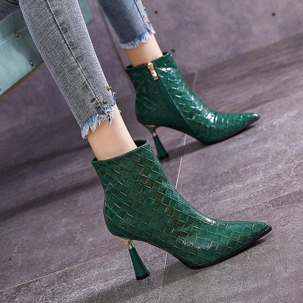 dress shoes heels boots woman leather ankle boot women snow winter high heel lady bottine ladies chaussure, Black
dress shoes heels boots woman leather ankle boot women snow winter high heel lady bottine ladies chaussure, Black