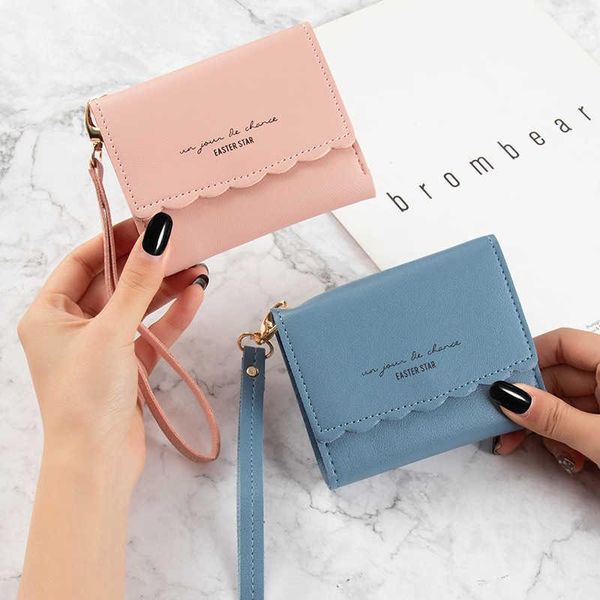 purse korean version of small wallet for women's short three fold solid color simple fresh multi card student zero, White
purse korean version of small wallet for women's short three fold solid color simple fresh multi card student zero, White