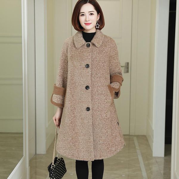 2021 wholesale autumn of false mink cashmere woman's jacket loosely loosed sleeve long new wool t244 n1ap, Black
2021 wholesale autumn of false mink cashmere woman's jacket loosely loosed sleeve long new wool t244 n1ap, Black