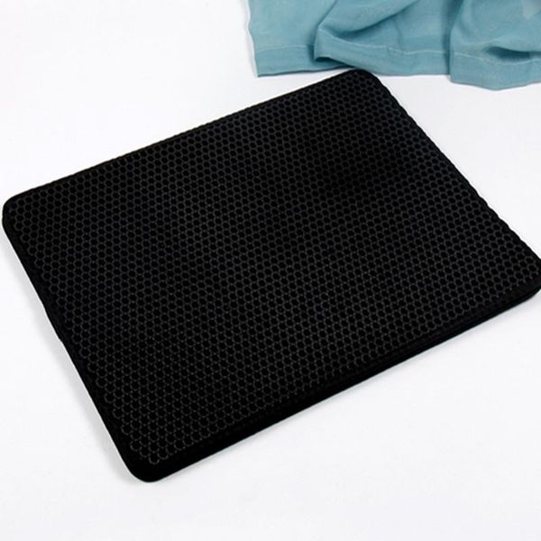 kennels & pens cat pet supplies double-layer high-quality elastic litter pad easy-to-clean waterproof