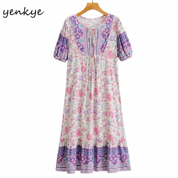 2021 new vintage floral print holiday women lace up o neck short sleeve casual loose female plus size summer vestido 6me3, Black;gray
2021 new vintage floral print holiday women lace up o neck short sleeve casual loose female plus size summer vestido 6me3, Black;gray