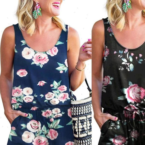 jumpsuit women summer casual flowers print o neck sleeveless tank short jumpsuit vest ropa de mujer 45, Black;white
jumpsuit women summer casual flowers print o neck sleeveless tank short jumpsuit vest ropa de mujer 45, Black;white