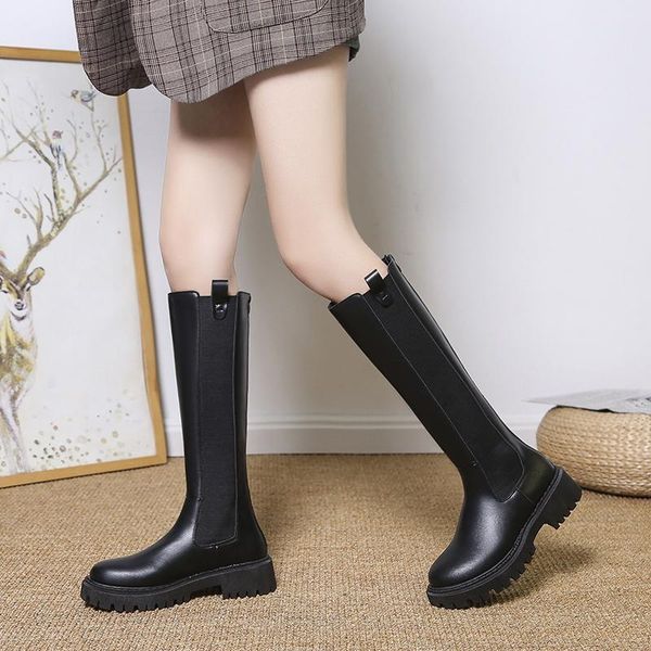 boots 2021 women's long black pu leather grooving sole knee-high fashion thick bottom comfortable rubber
boots 2021 women's long black pu leather grooving sole knee-high fashion thick bottom comfortable rubber