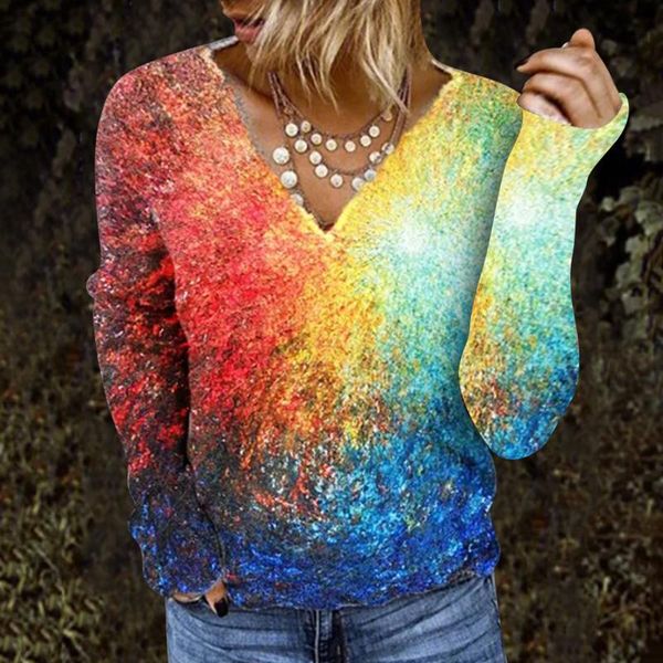 women's t-shirt harajuku shirts for women fashion knitted printed v-neck loose casual thin long sleeve blusas mujer de moda 2021, White
women's t-shirt harajuku shirts for women fashion knitted printed v-neck loose casual thin long sleeve blusas mujer de moda 2021, White