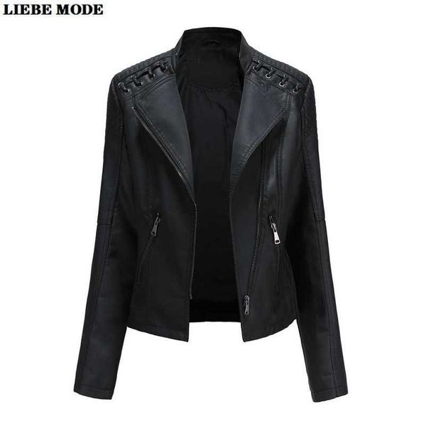punk streetwear faux leather jacket women harajuku zipper motorcycle biker slim fit jackets coats ladies stand collar outerwear 210927, Black
punk streetwear faux leather jacket women harajuku zipper motorcycle biker slim fit jackets coats ladies stand collar outerwear 210927, Black