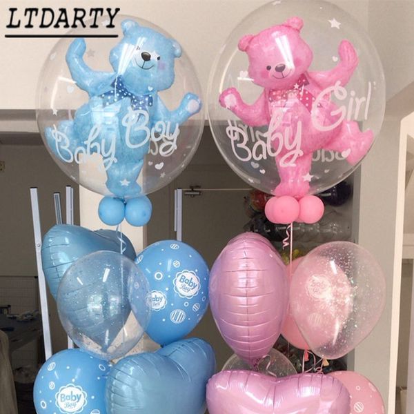 24inch baby boy girl blue pink bubble bear aluminum foil balloon birthday 1 year old baby bath decorations children toys ball
24inch baby boy girl blue pink bubble bear aluminum foil balloon birthday 1 year old baby bath decorations children toys ball