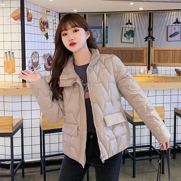 women's down & parkas weihaobang 2021 autumn winter stand collar cotton coat solid color large pocket zipper long sleeve, Black
women's down & parkas weihaobang 2021 autumn winter stand collar cotton coat solid color large pocket zipper long sleeve, Black