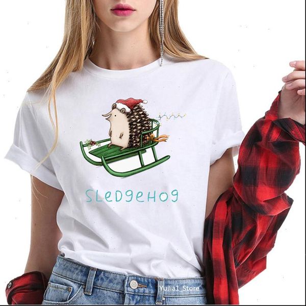 christmas hedgehogs harajuku kawaii animal print tee shirt femme cute summer female women t shrit casual t shirt streetwear, White
christmas hedgehogs harajuku kawaii animal print tee shirt femme cute summer female women t shrit casual t shirt streetwear, White