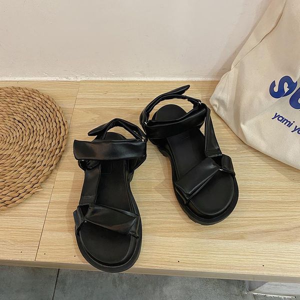 sandals web celebrity thick soles with all-around for women's instagram hipster platform shoes summer 2021, Black
sandals web celebrity thick soles with all-around for women's instagram hipster platform shoes summer 2021, Black