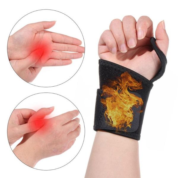 wrist support brace wrap pain relief wristband belt hand warmer magnetic therapy self-heating, Black;red
wrist support brace wrap pain relief wristband belt hand warmer magnetic therapy self-heating, Black;red