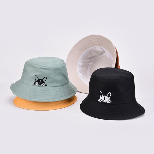 summer female fisherman hat cotton lovely dog embroidered sunscreen outdoor leisure sunshade hat male, Yellow
summer female fisherman hat cotton lovely dog embroidered sunscreen outdoor leisure sunshade hat male, Yellow