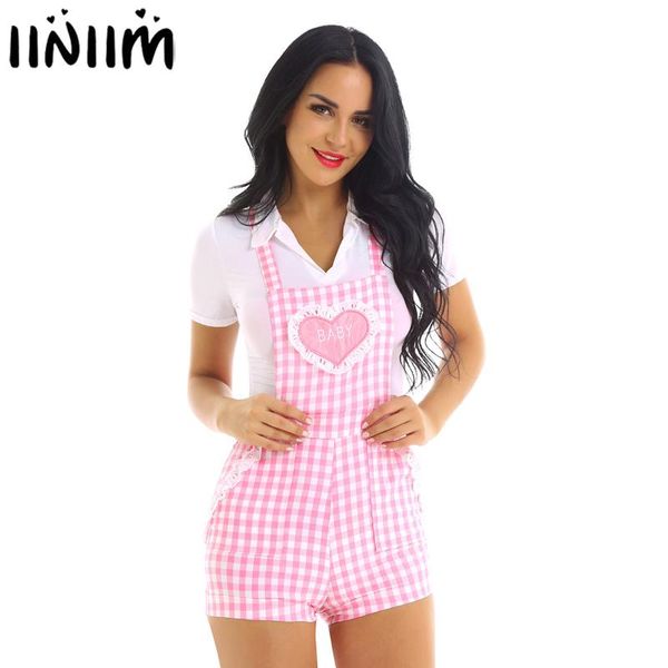 women's jumpsuits & rompers femme womens cute school clothing baby patch adjustable straps criss-cross back gingham print babydoll shor, Black;white
women's jumpsuits & rompers femme womens cute school clothing baby patch adjustable straps criss-cross back gingham print babydoll shor, Black;white