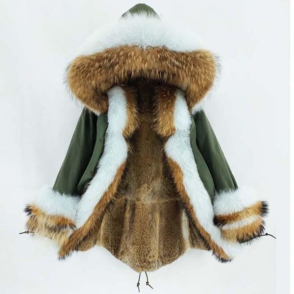 women's fur & faux 2021 clothing jacket long parka natural raccoon collar hood cuffs lliner outerwear winter real coat, Black
women's fur & faux 2021 clothing jacket long parka natural raccoon collar hood cuffs lliner outerwear winter real coat, Black