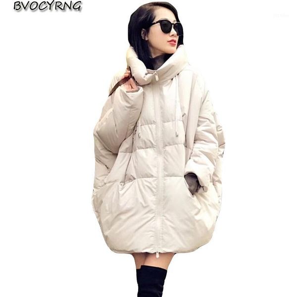 2018 european winter new hooded loose bread clothing women fashion a word cloak long thick down jacket coat female winter 1, Black
2018 european winter new hooded loose bread clothing women fashion a word cloak long thick down jacket coat female winter 1, Black