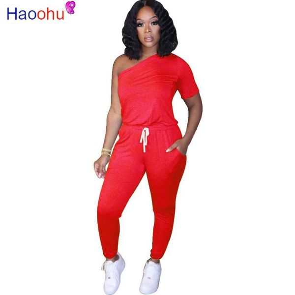women's jumpsuits & rompers one shoulder solid casual fitness jumpsuit women short sleeve open back skinny bodysuit summer drawstring h, Black;white
women's jumpsuits & rompers one shoulder solid casual fitness jumpsuit women short sleeve open back skinny bodysuit summer drawstring h, Black;white