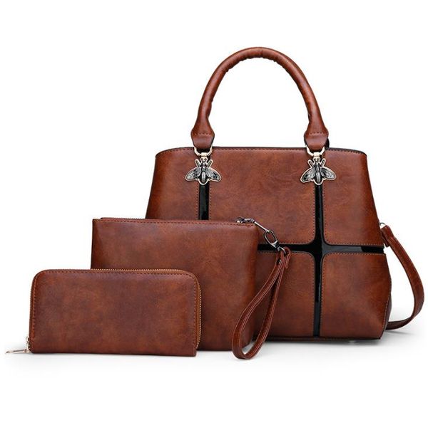 women's bag pu leather three-piece fashion european and american style stitching one-shoulder messenger bags handbag
women's bag pu leather three-piece fashion european and american style stitching one-shoulder messenger bags handbag