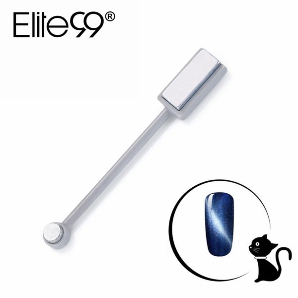 elite99 double-end cat eye magnet variety 3d effect magical magnet stick nail art manicure tool for cat's eye gel nail polish, Black 
elite99 double-end cat eye magnet variety 3d effect magical magnet stick nail art manicure tool for cat's eye gel nail polish, Black