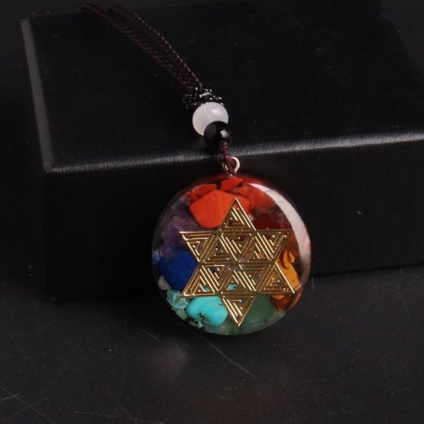 pendant necklaces orgone energy resin natural stone orgonite necklace generator protection pendulo for chakra healing pendulum, Silver
pendant necklaces orgone energy resin natural stone orgonite necklace generator protection pendulo for chakra healing pendulum, Silver