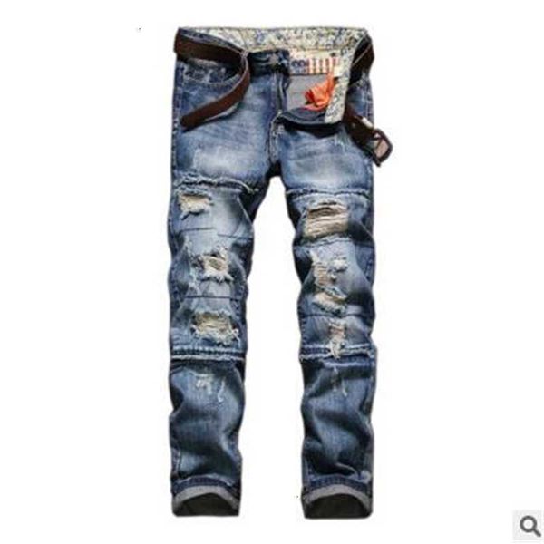 men's jeans ripped skinny fashion design light blue denim pants hippop trousers straight-leg dode
men's jeans ripped skinny fashion design light blue denim pants hippop trousers straight-leg dode