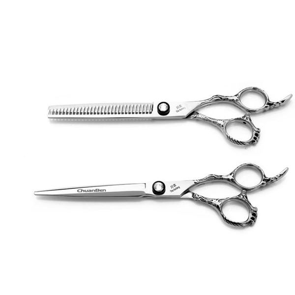 hair scissors 7 inch japanese stainless steel 9cr haircut salon pet dog grooming shears
hair scissors 7 inch japanese stainless steel 9cr haircut salon pet dog grooming shears