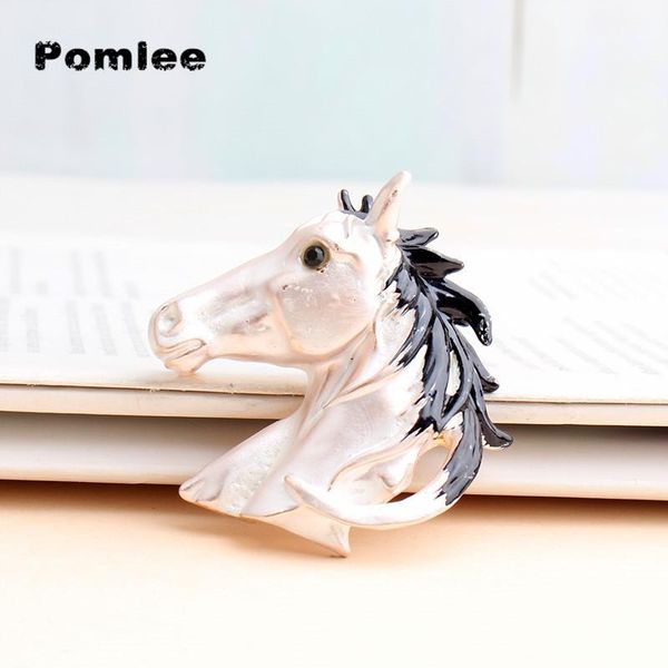 pins, brooches pomlee white black gallant horse brooch for women broches fashion bijouterie wedding jewelry broche femme bijoux de luxe, Gray 
pins, brooches pomlee white black gallant horse brooch for women broches fashion bijouterie wedding jewelry broche femme bijoux de luxe, Gray